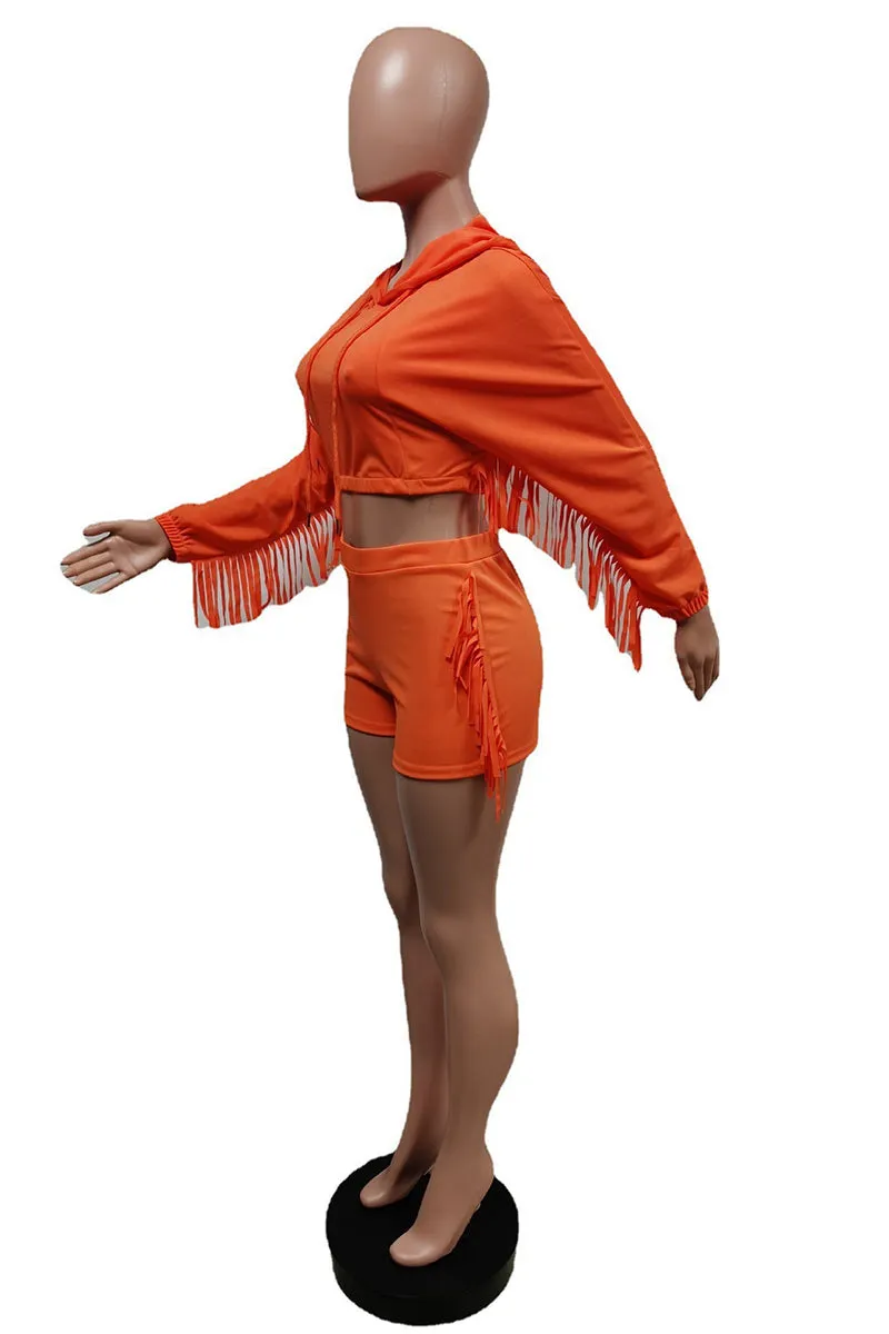 UT3070 Hoodie Sweatshirt and Shorts Set