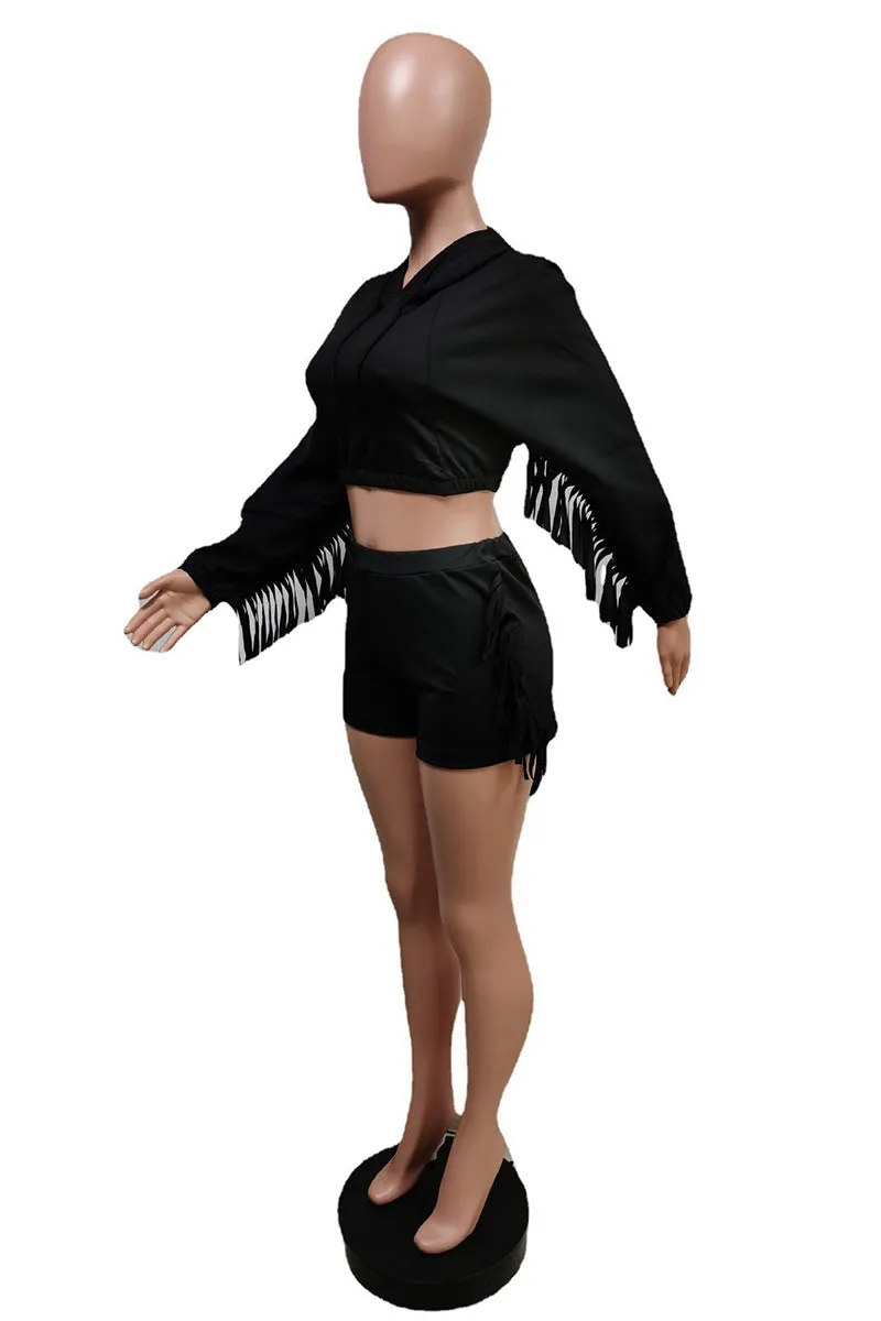 UT3070 Hoodie Sweatshirt and Shorts Set