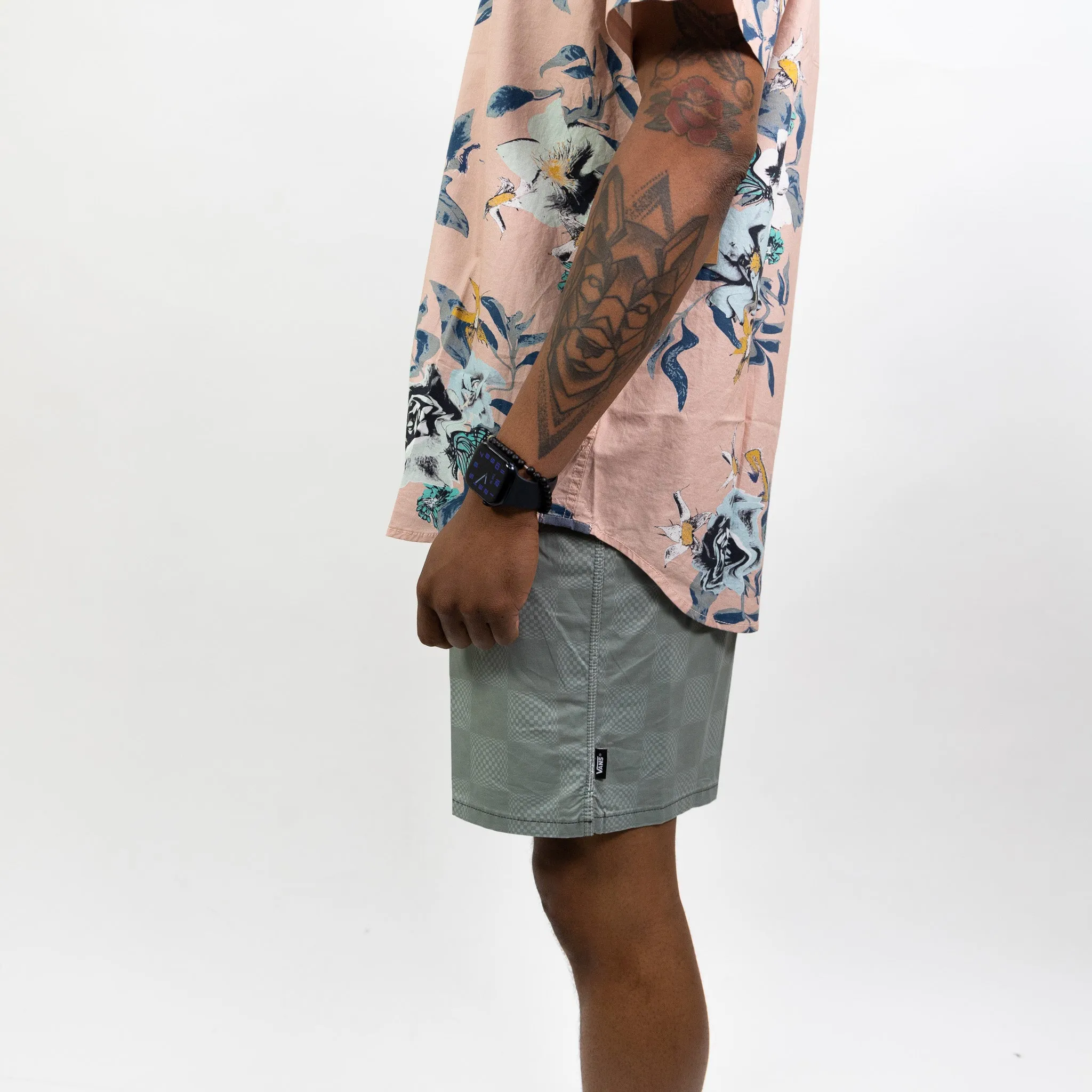 Vans The Daily Vintage Check 18"  Boardshort - Chinois Green