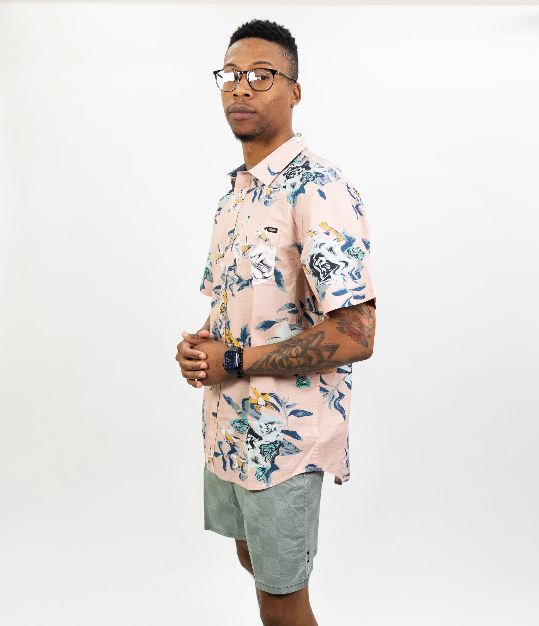 Vans The Daily Vintage Check 18"  Boardshort - Chinois Green