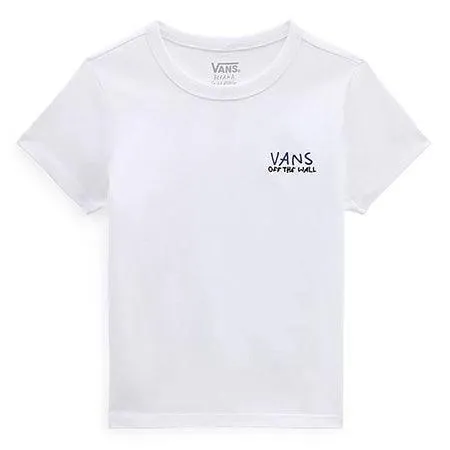 VANS Women's Breana Skate Mini Tee White