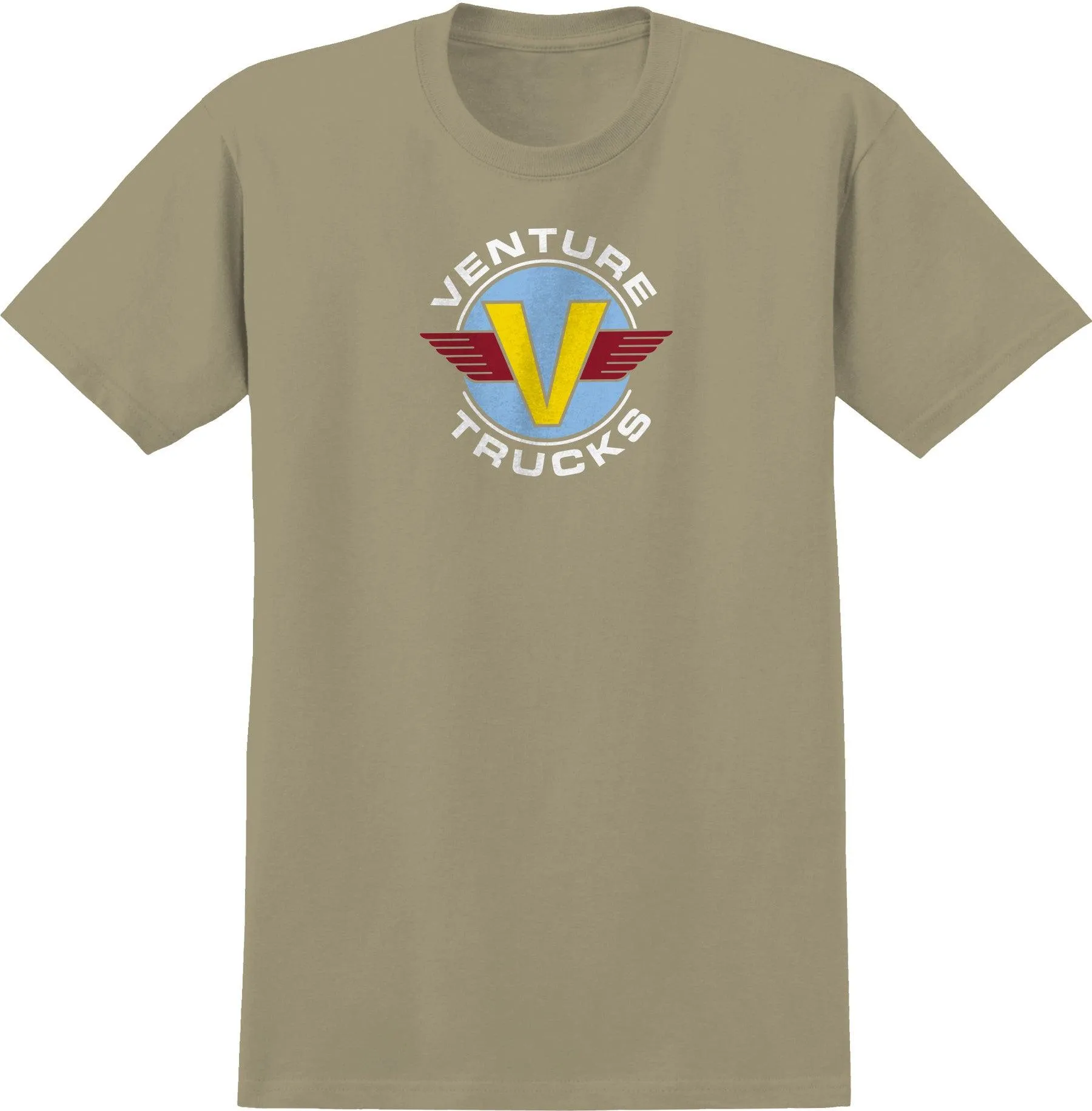 VENTURE Wings Tee Sand/Light Blue