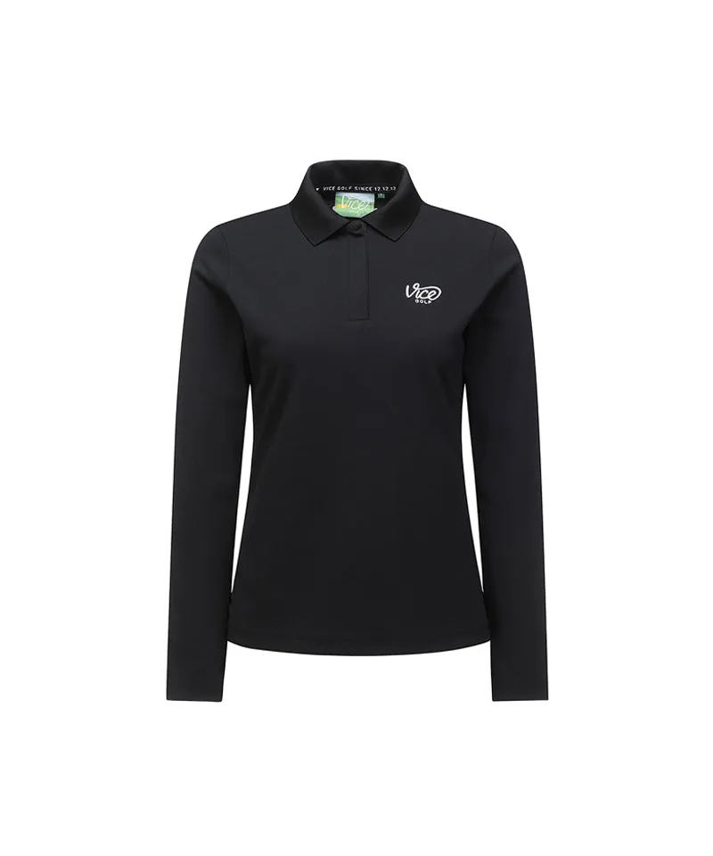 Vice Golf Atelier Women's Embrace Long T-Shirts - Black