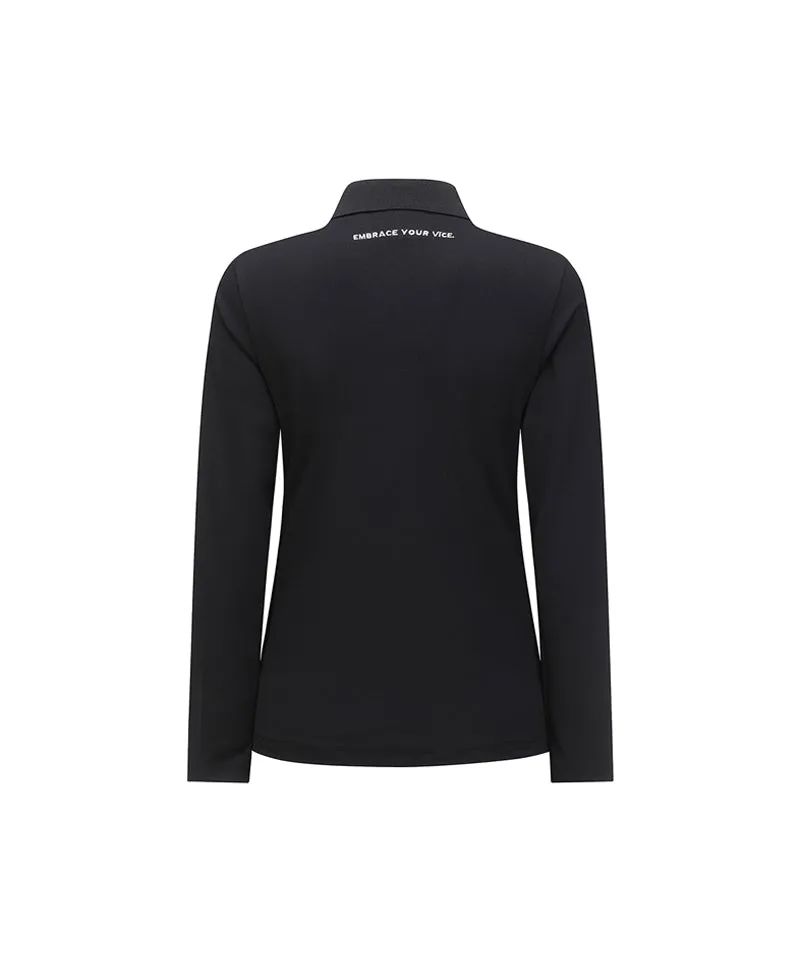 Vice Golf Atelier Women's Embrace Long T-Shirts - Black