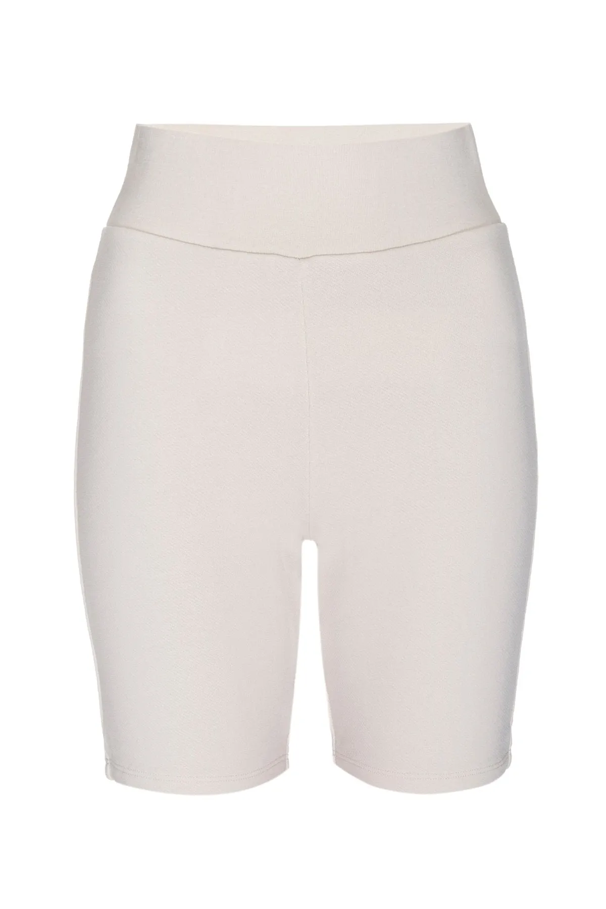 Vintage Biker Short in Whisper White