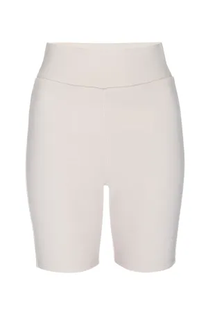 Vintage Biker Short in Whisper White