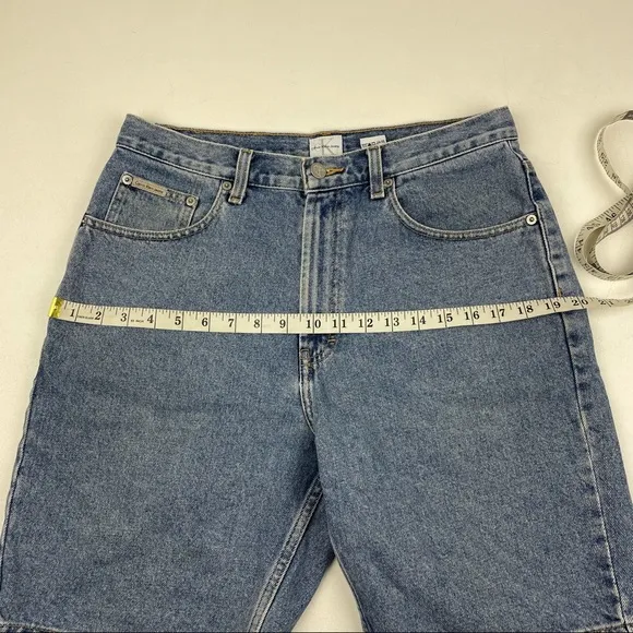 Vintage Calvin Klein High Waist wedgie jean Shorts