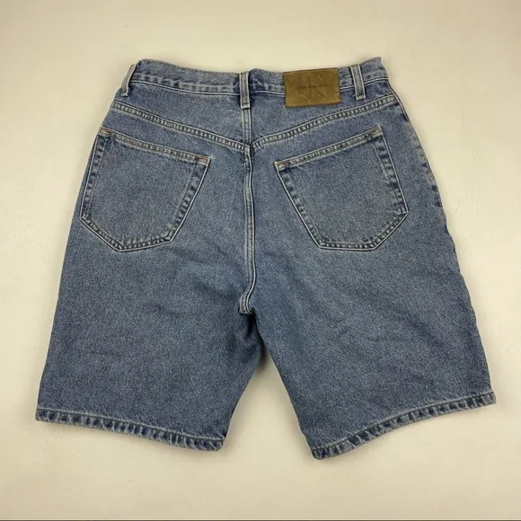 Vintage Calvin Klein High Waist wedgie jean Shorts