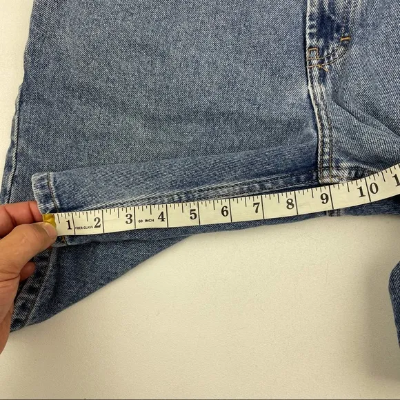 Vintage Calvin Klein High Waist wedgie jean Shorts