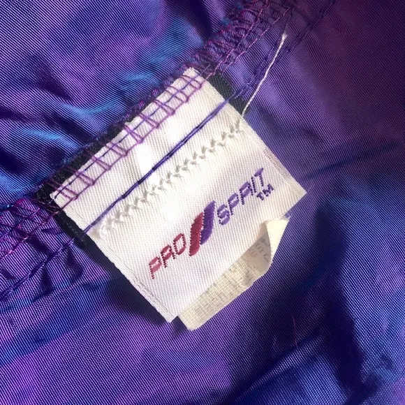 Vintage Iridescent Purple Metallic Pro Spirit Sport High Waisted 90’s Shorts