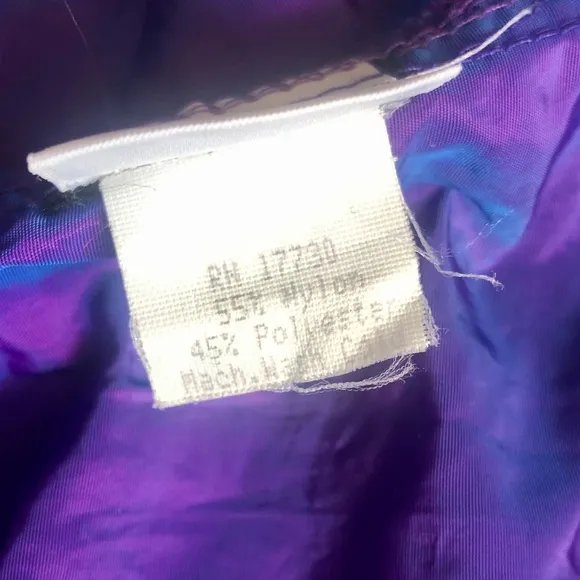 Vintage Iridescent Purple Metallic Pro Spirit Sport High Waisted 90’s Shorts