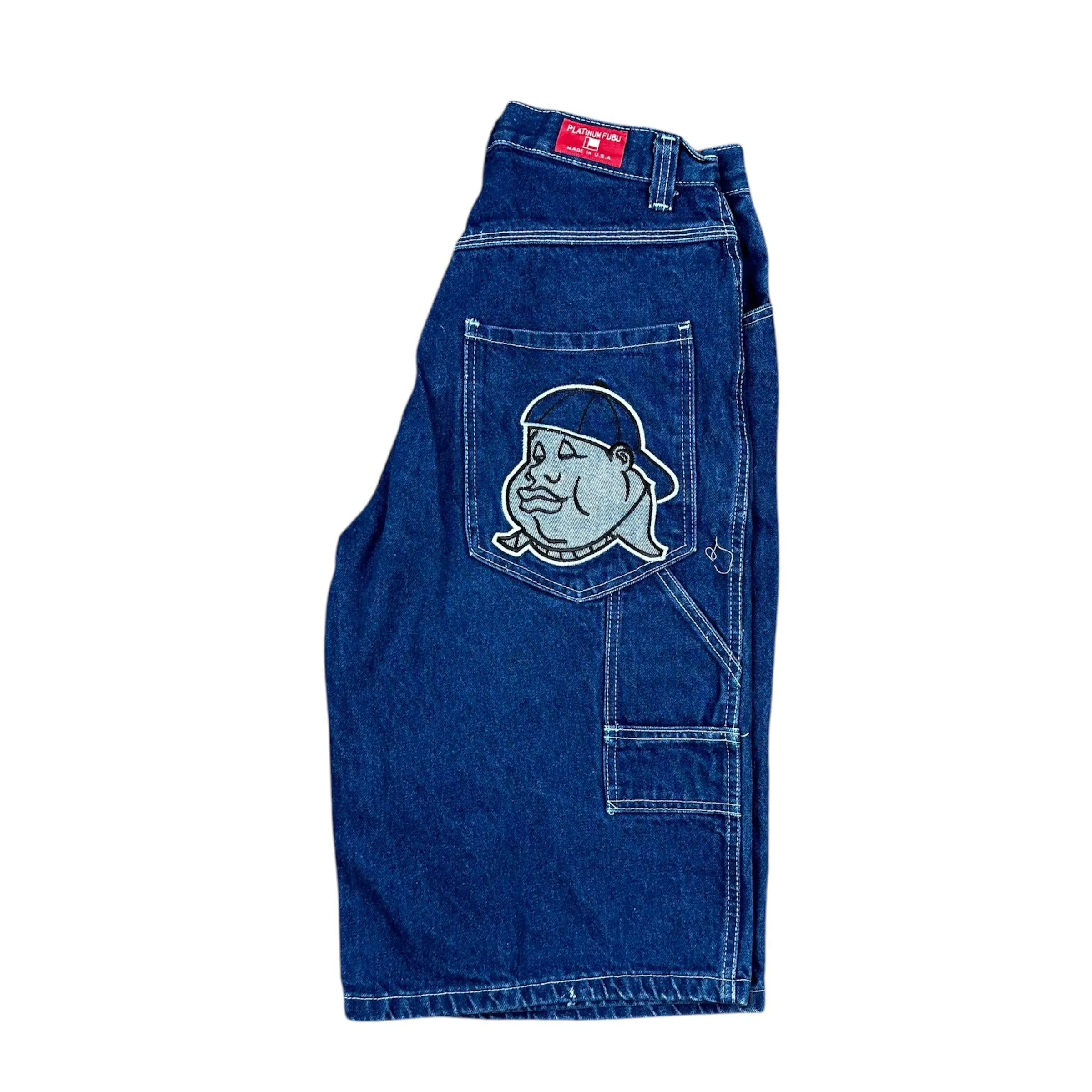 Vintage Platnium Fubu Fat Albert Shorts - 32"
