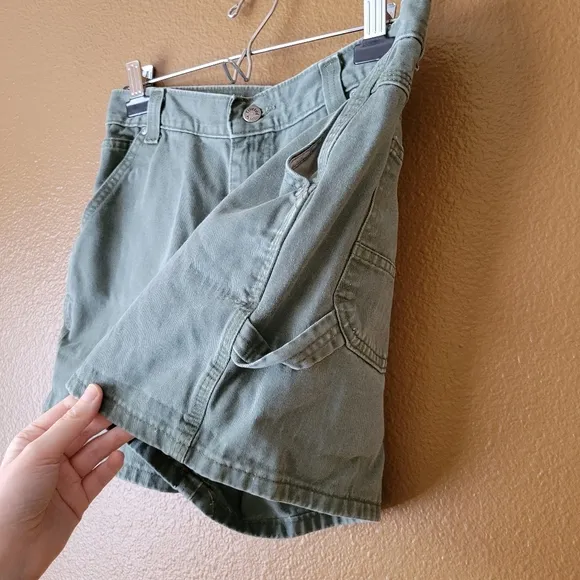 Vintage Riveted by Lee Army Green Shorts