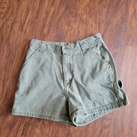 Vintage Riveted by Lee Army Green Shorts