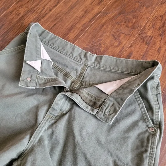 Vintage Riveted by Lee Army Green Shorts