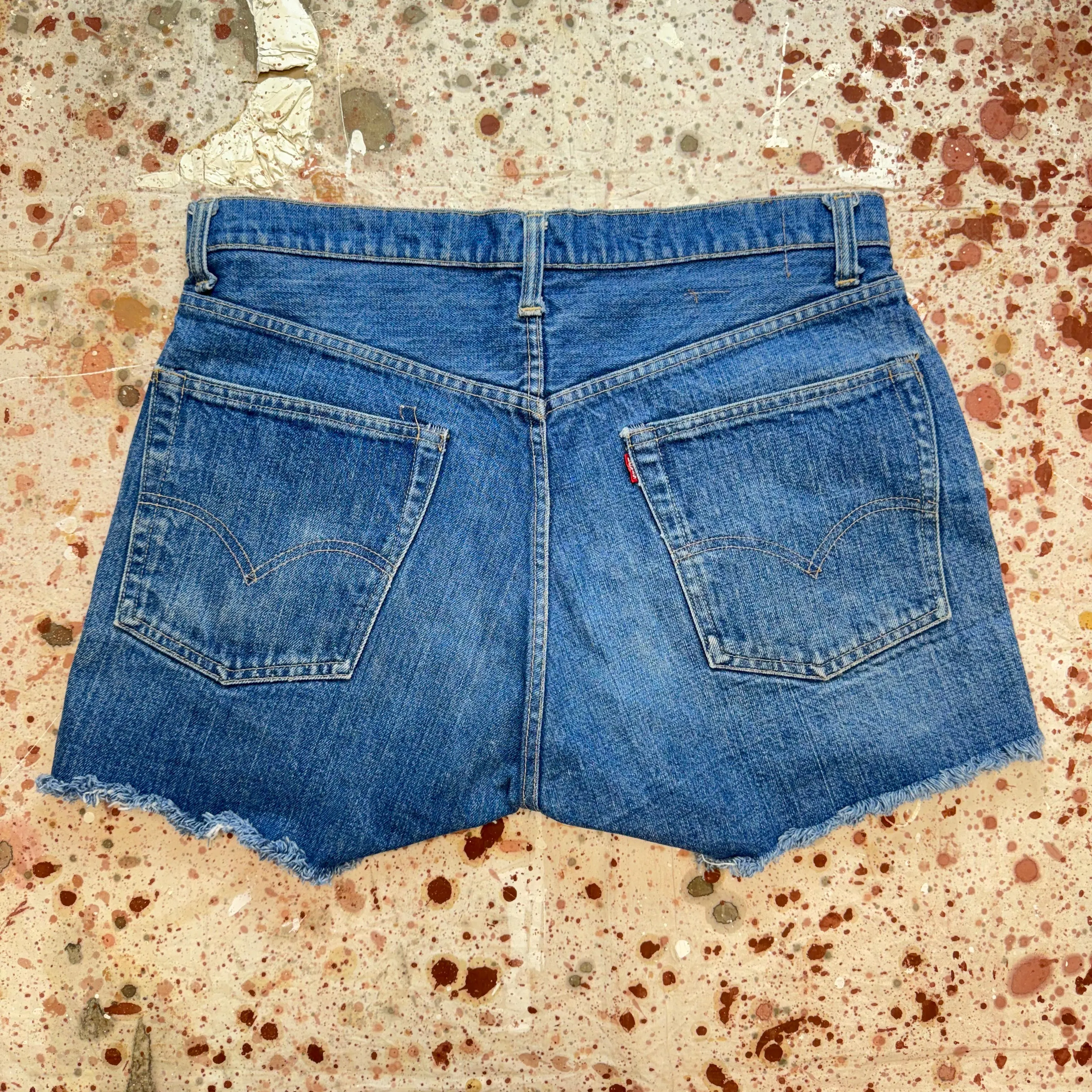 Vintage USA 1970's Levi's 505 Single Stitch Cut Off Shorts (JYJ0524-199)
