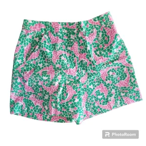Vintage white label Lilly Pulitzer pink dolphin shorts 4