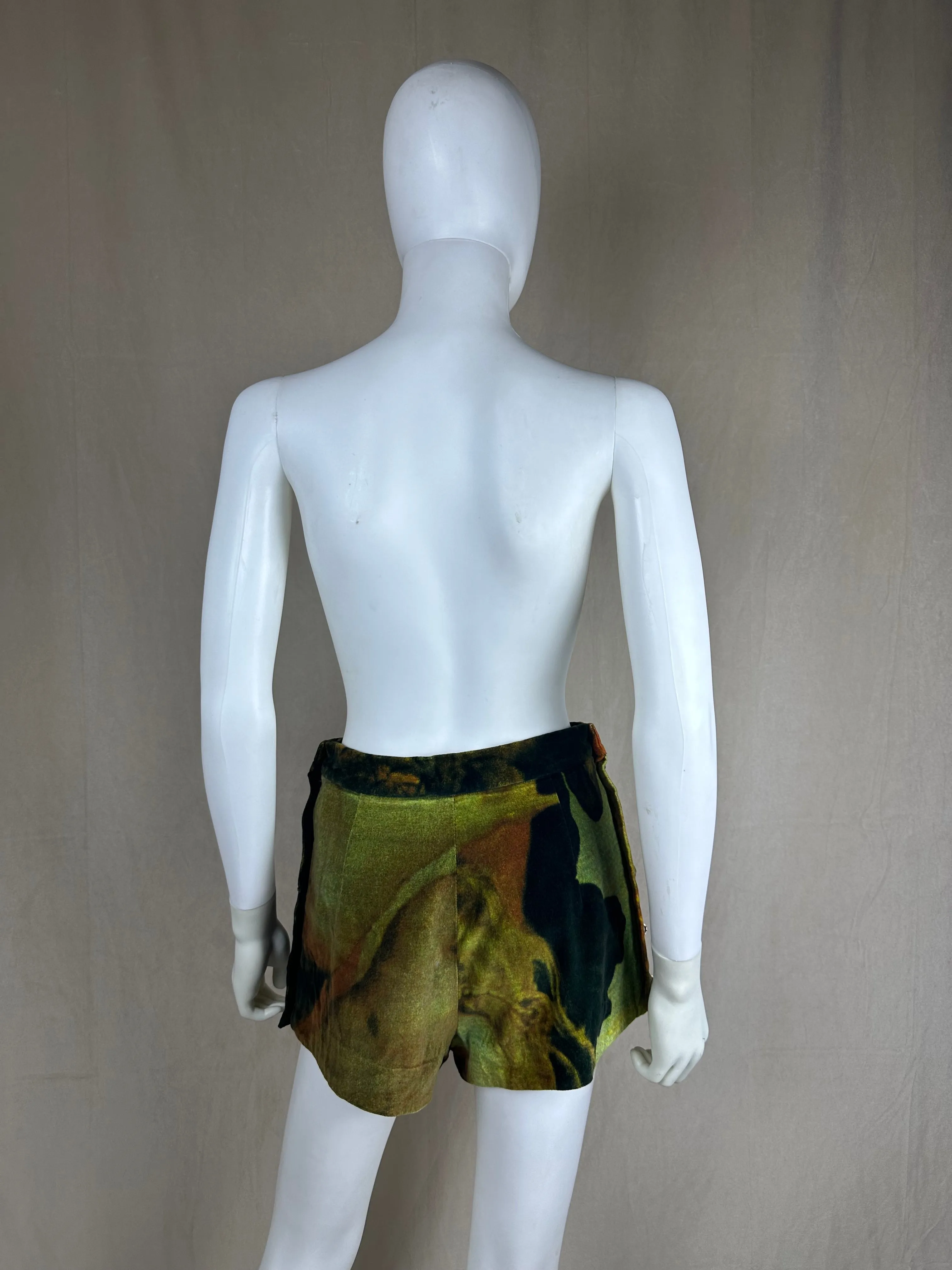 Vivienne Westwood FW 1993 Ruben’s Print Velour Shorts