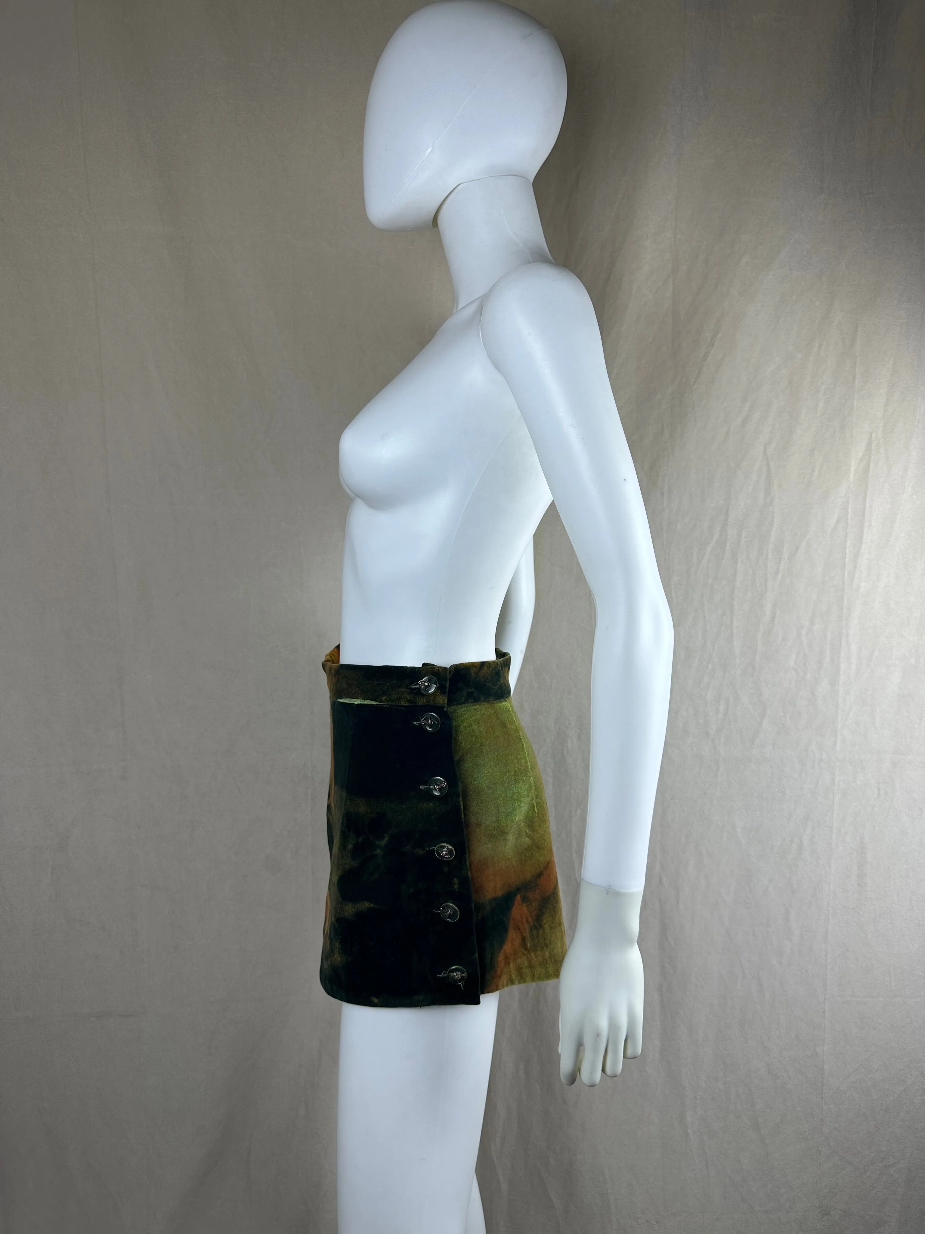 Vivienne Westwood FW 1993 Ruben’s Print Velour Shorts