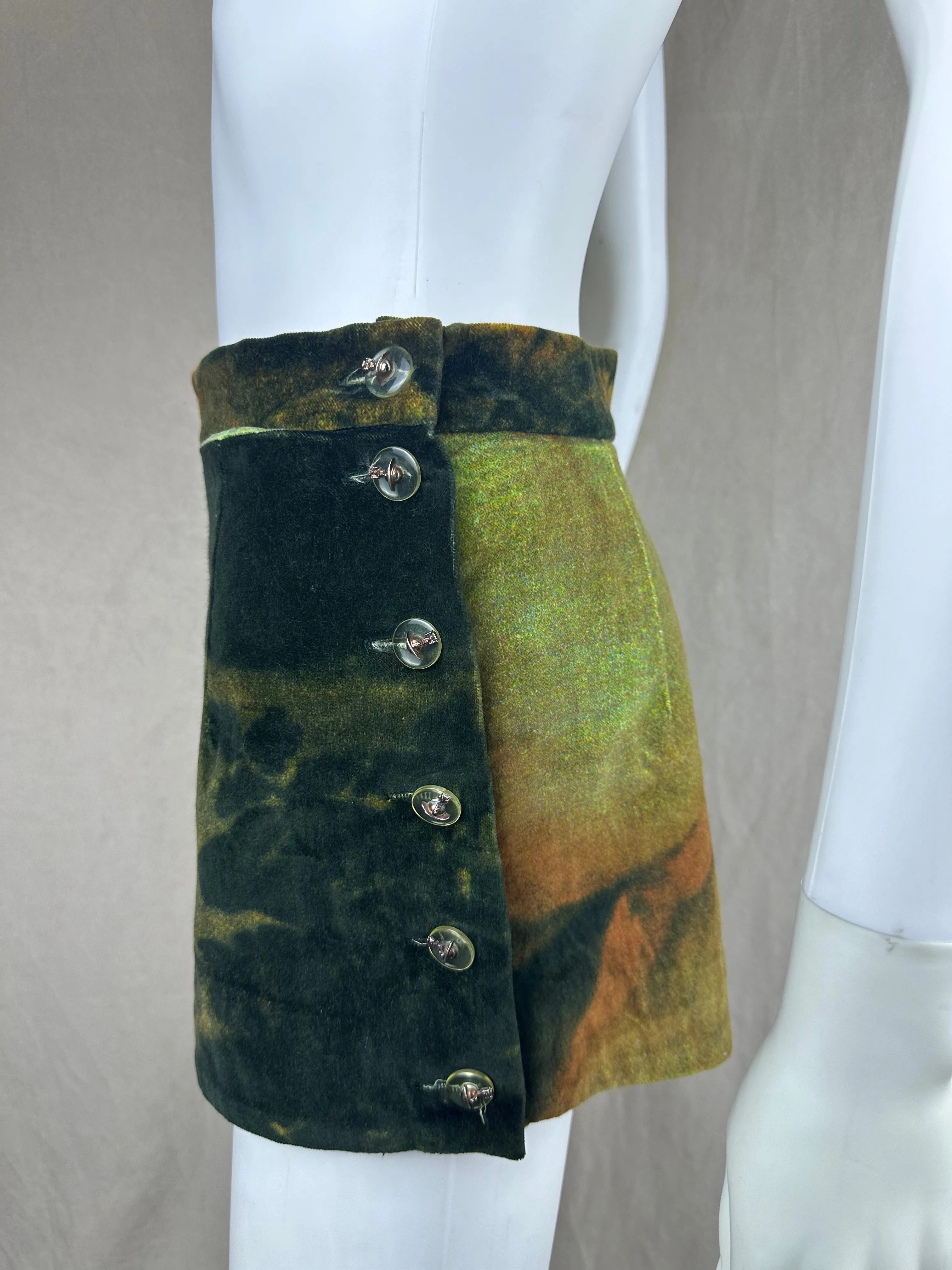 Vivienne Westwood FW 1993 Ruben’s Print Velour Shorts