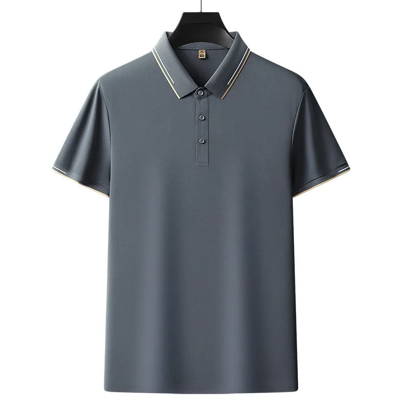 Waffle Fabric Polo Shirt