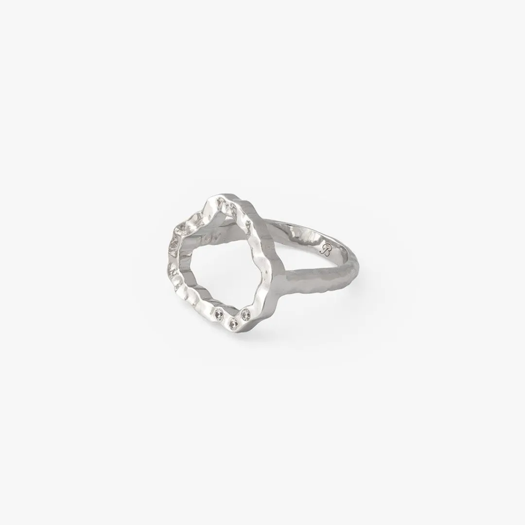 Wagener Terrace Rhodium Plated Ring