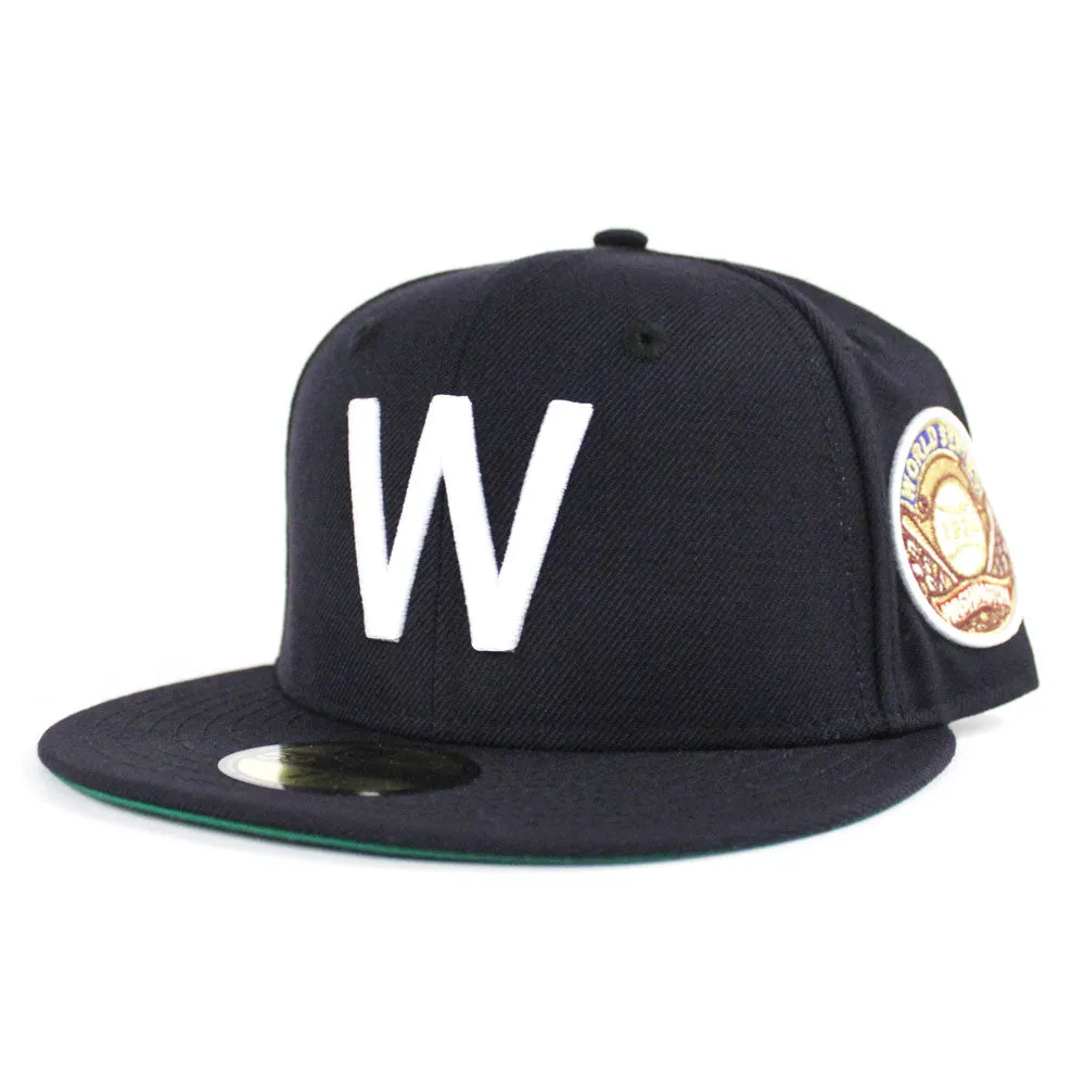 Washington Senators 1924 World Series New Era 59FIFTY Fitted Hat (Navy Green Under Brim)