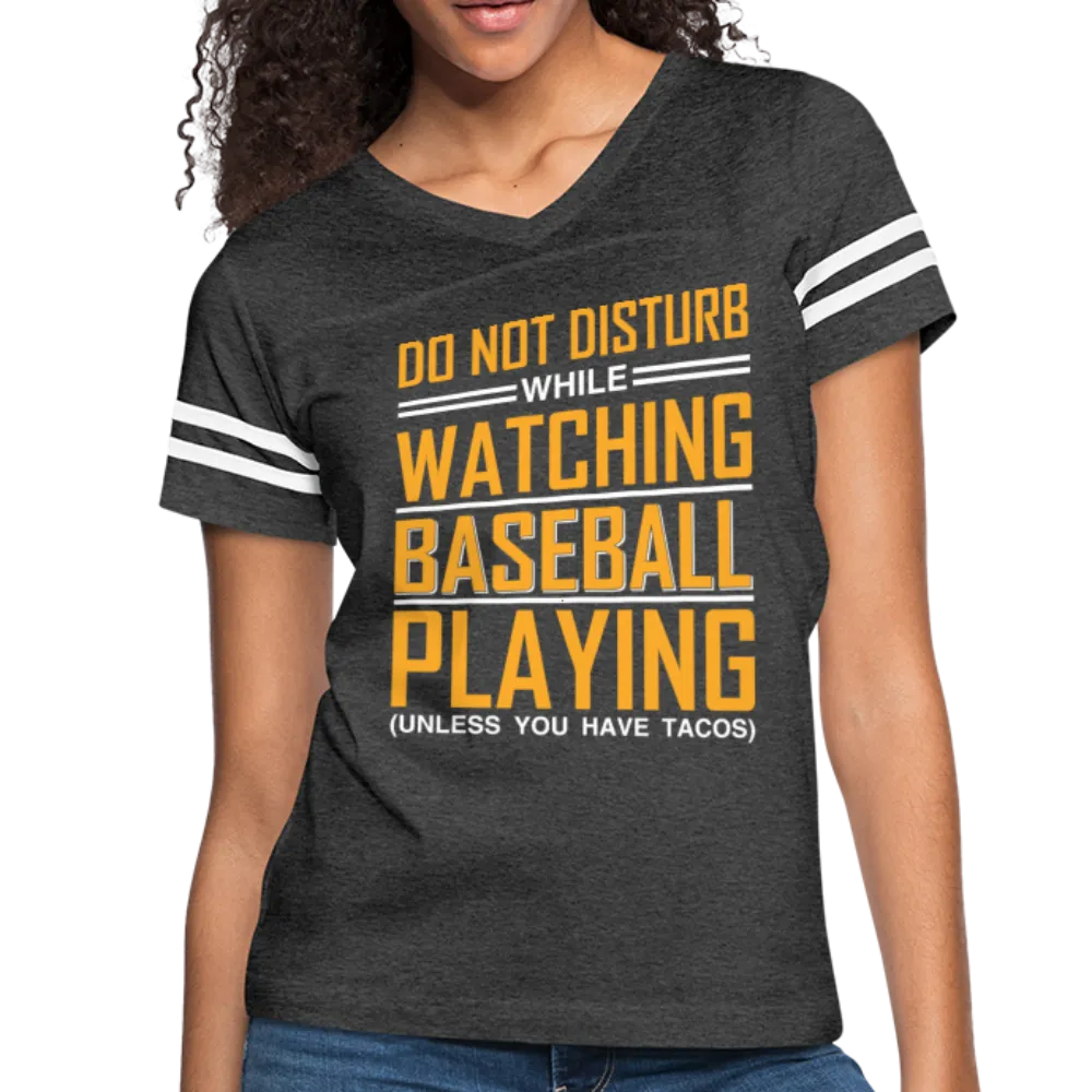 WATCHING BASEBALL Women’s Vintage Sport T-Shirt