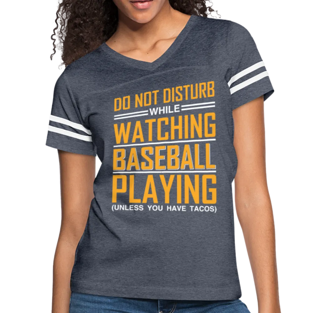 WATCHING BASEBALL Women’s Vintage Sport T-Shirt