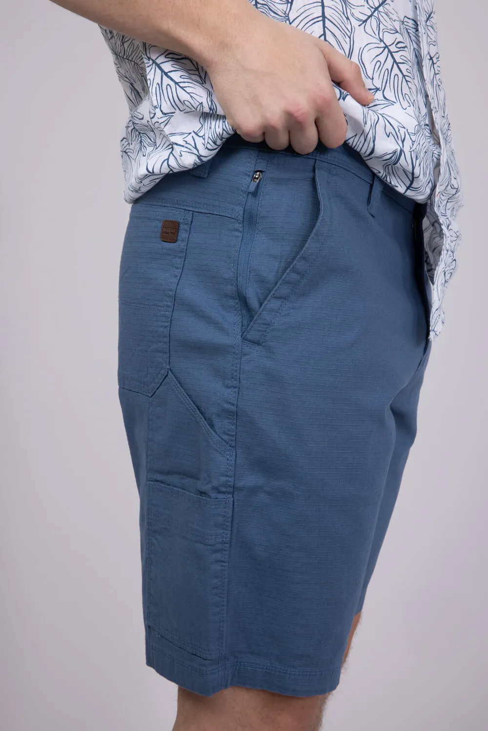 Weatherproof Vintage Ripstop Shorts for Men in Blue | W5S504-432BLUESTONE