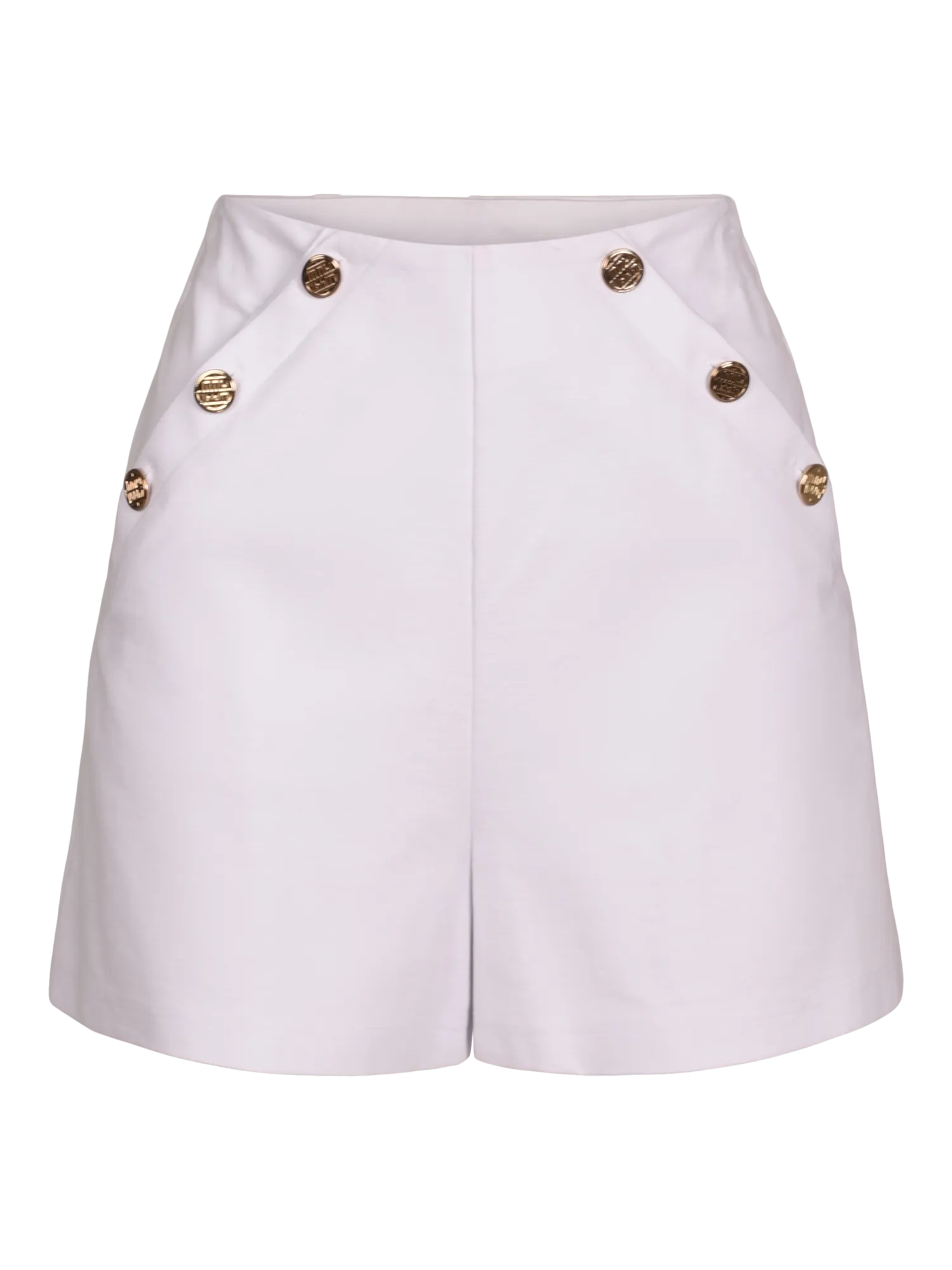 White Ponte Saylor Short
