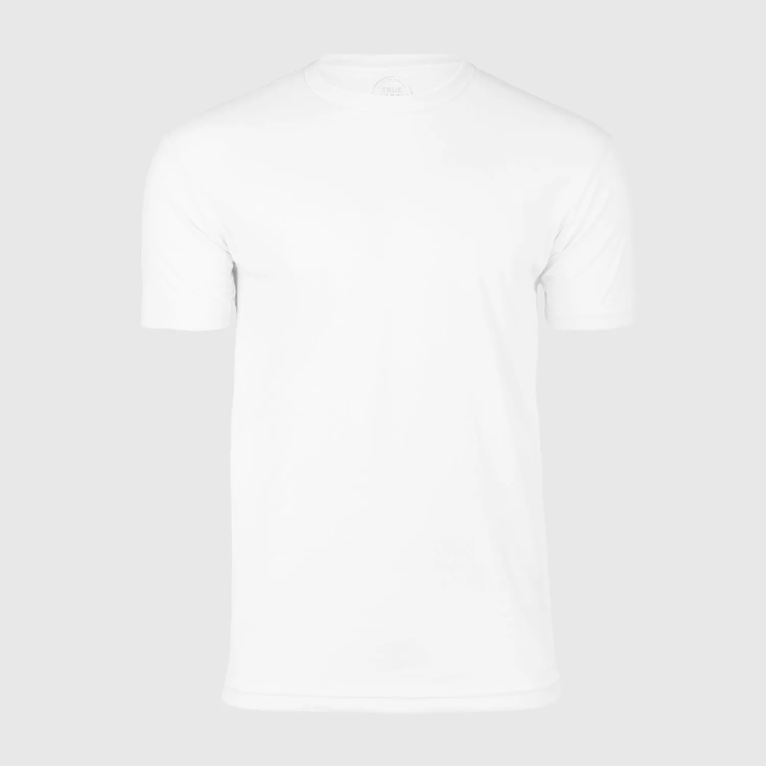 White Short Sleeve Crew Neck Tee