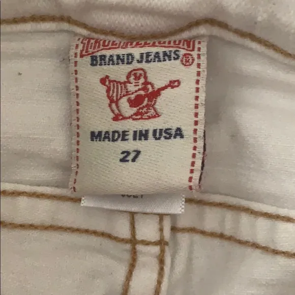 White-True Religion Shorts -27