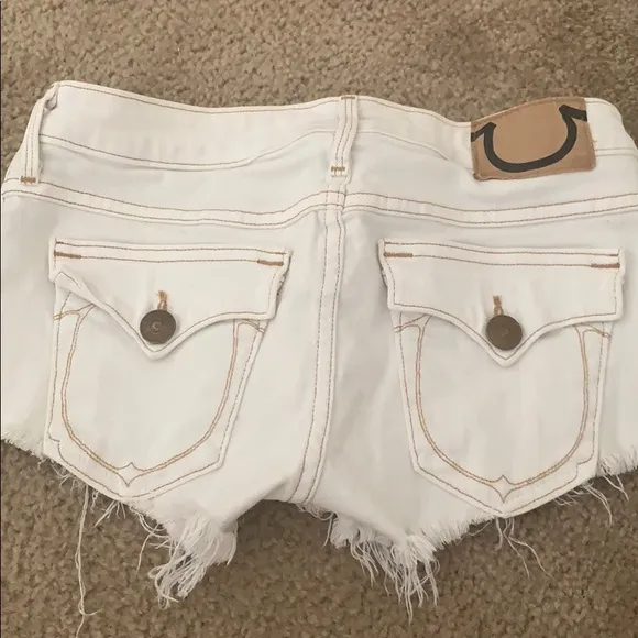 White-True Religion Shorts -27