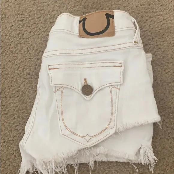 White-True Religion Shorts -27