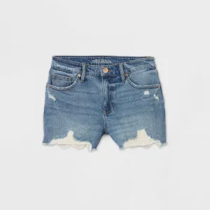 Wild Fable Women's High-Rise Crochet Hem Jean Shorts W4889DDW