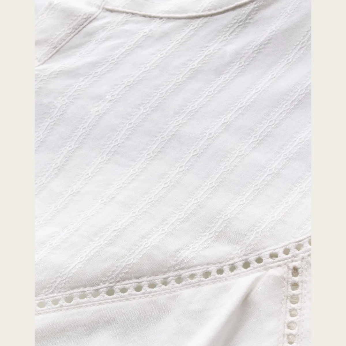 Women's Lace Peasant Top
