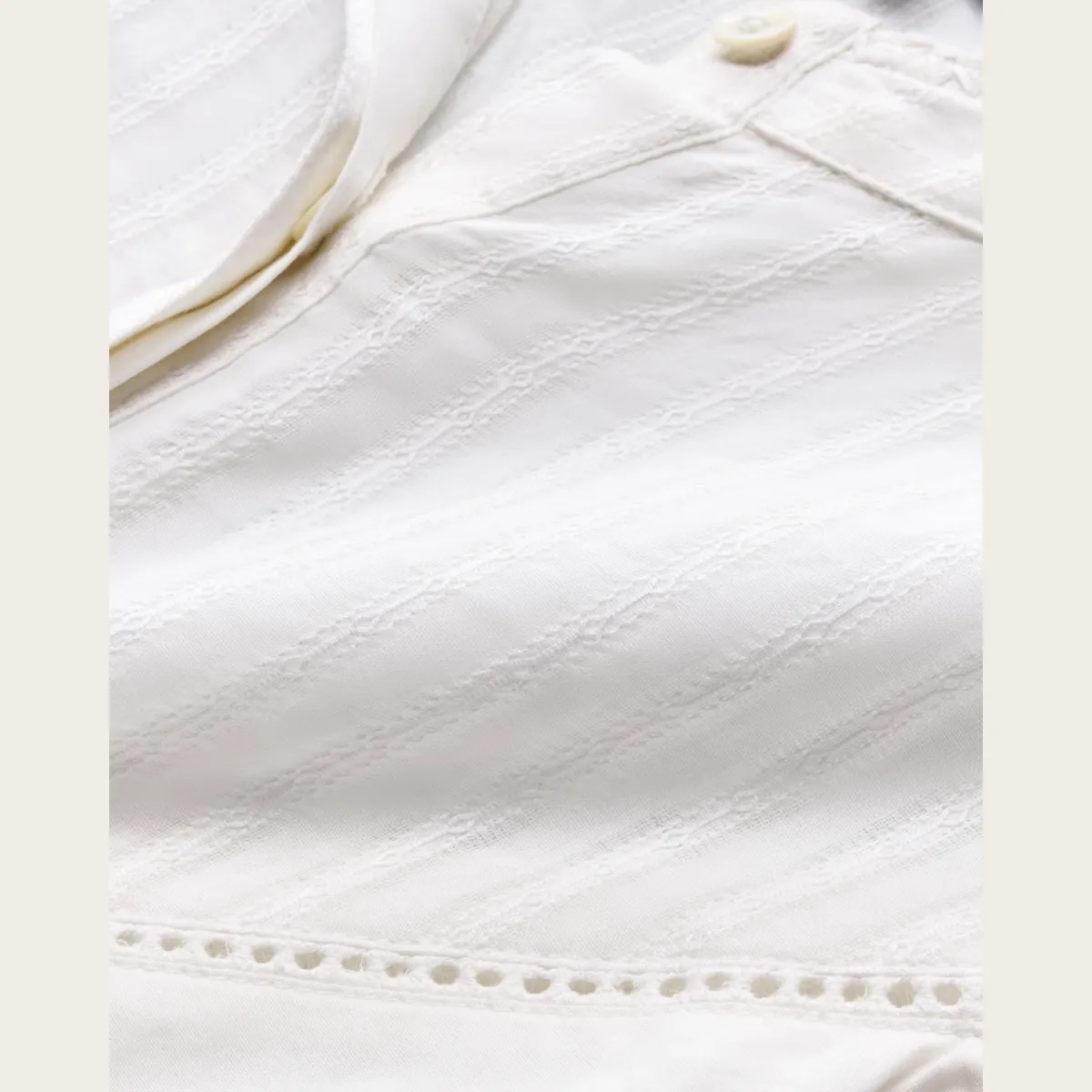 Women's Lace Peasant Top