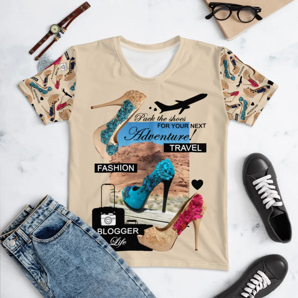 Women's T-shirt Like 'Travel Blogger'