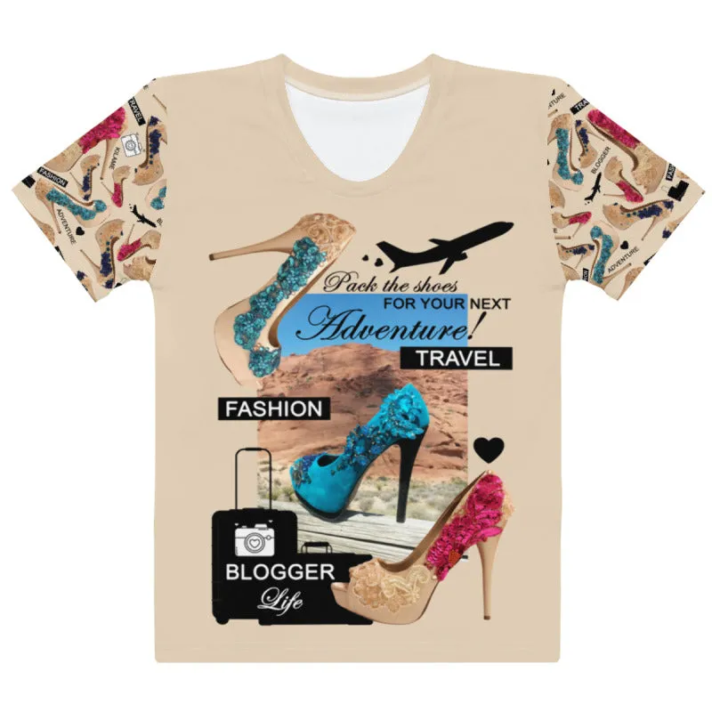 Women's T-shirt Like 'Travel Blogger'