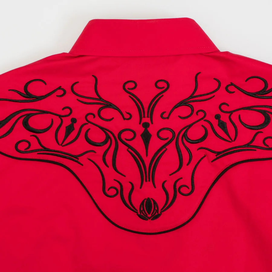 Women’s Western Embroidered Shirts-LS500-522