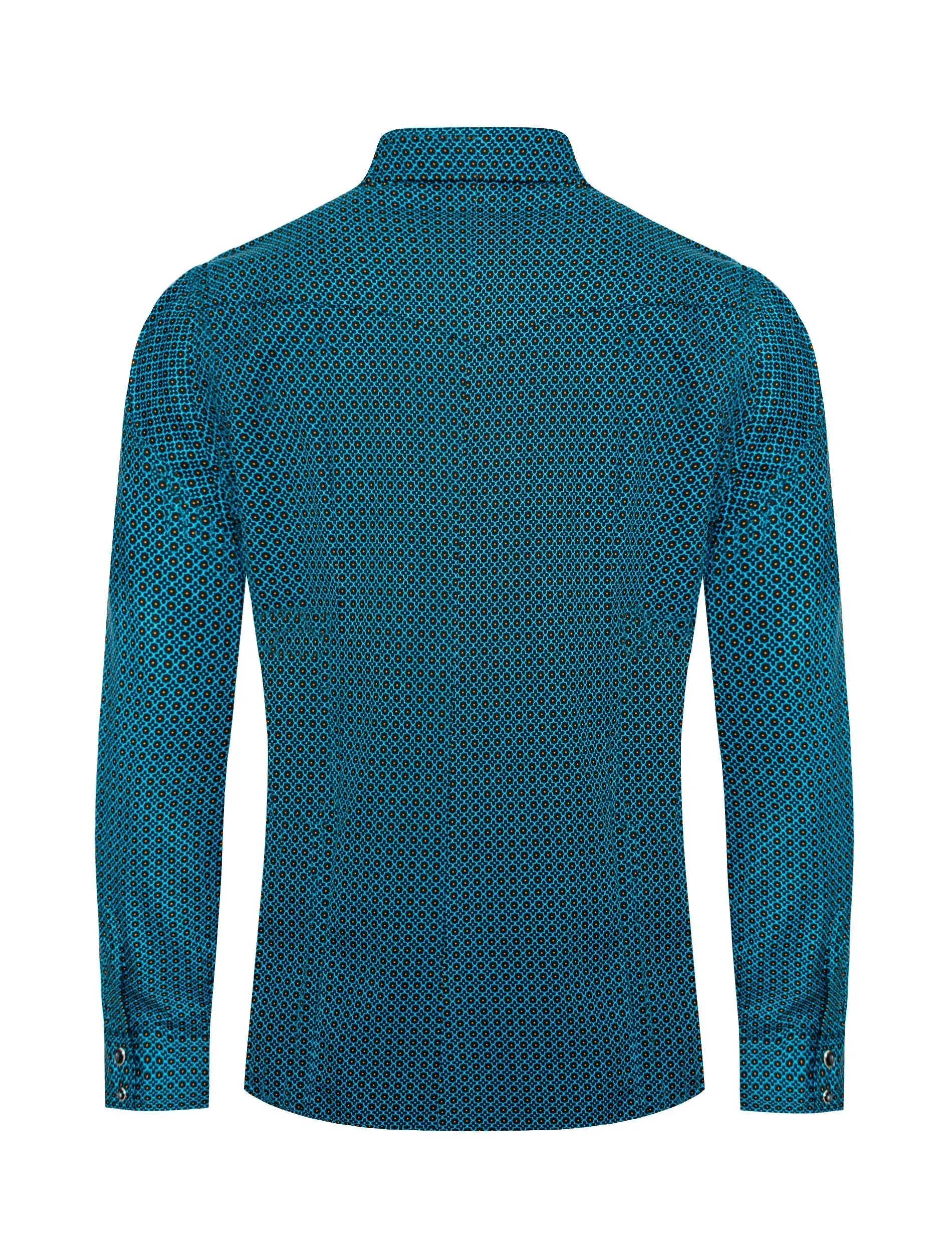 Women's Western Print Shirts-LS100-106