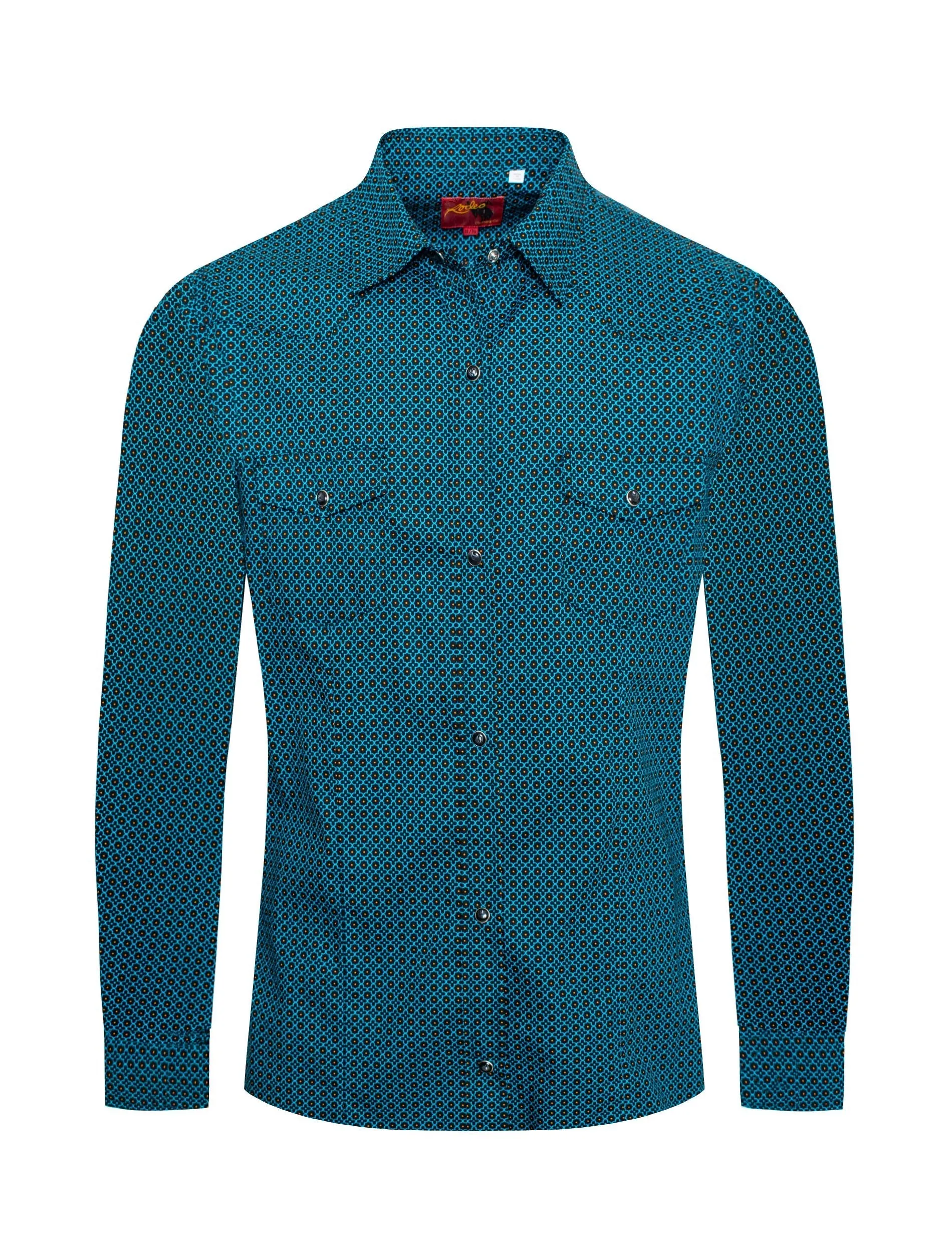 Women's Western Print Shirts-LS100-106