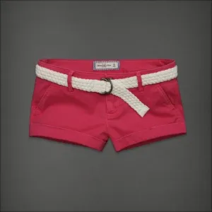 Y2K A&amp;F Pink Khaki Low Rise Shorts