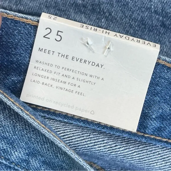 Z Supply Everyday Denim Shorts High Rise Size 25